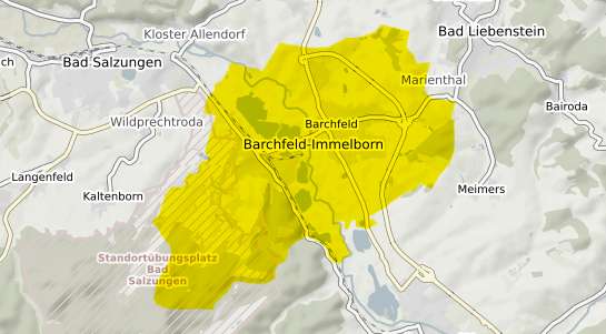 Immobilienpreisekarte Barchfeld Immelborn